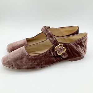 Sam Edelman Michaela Mauve Velvet Flat